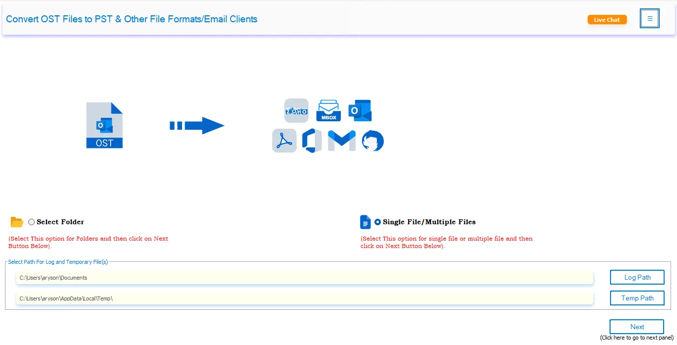 OST to PST Converter Tool